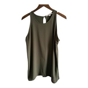 LOFT Olive Green Tank Top